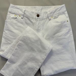 Draper James | Women’s White Straight Leg Jeans, Size 25/0